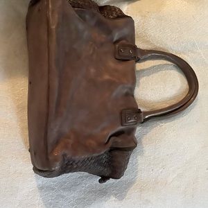 Extra large Valentina leather bag